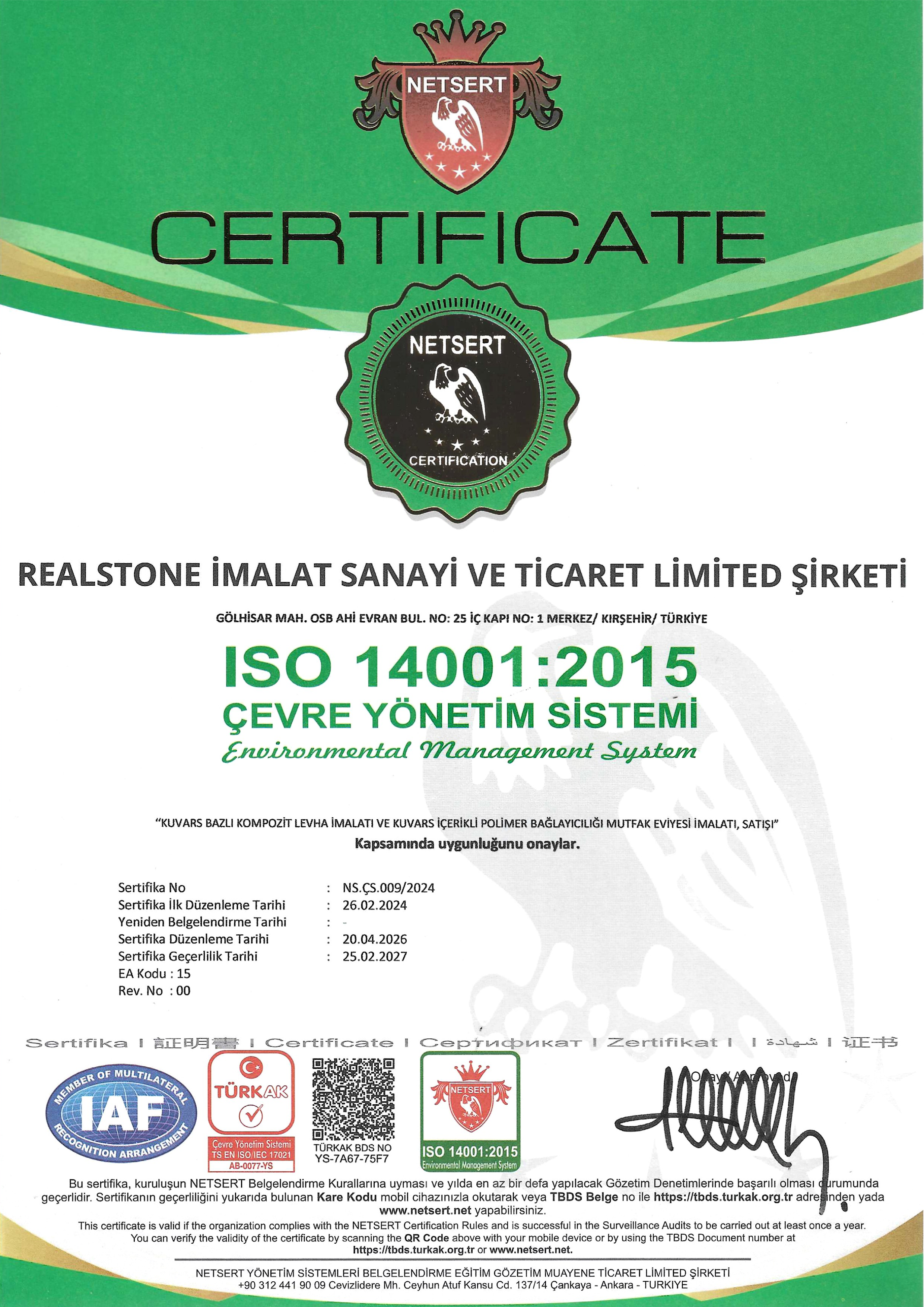 ISO 14001:2015